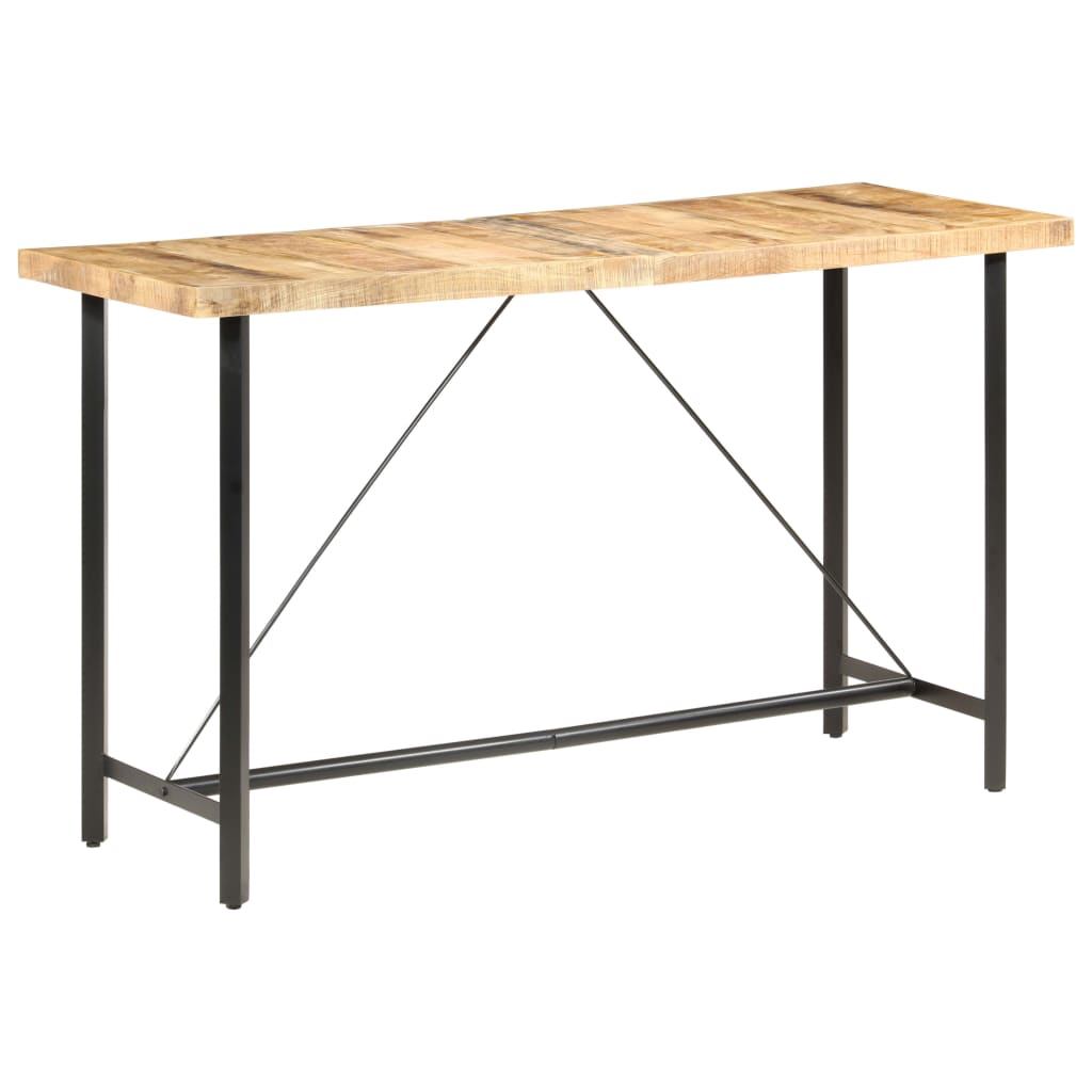 vidaXL Τραπέζι Μπαρ 180 x 70 x 107 εκ. Ακατέργαστο Ξύλο Μάνγκο