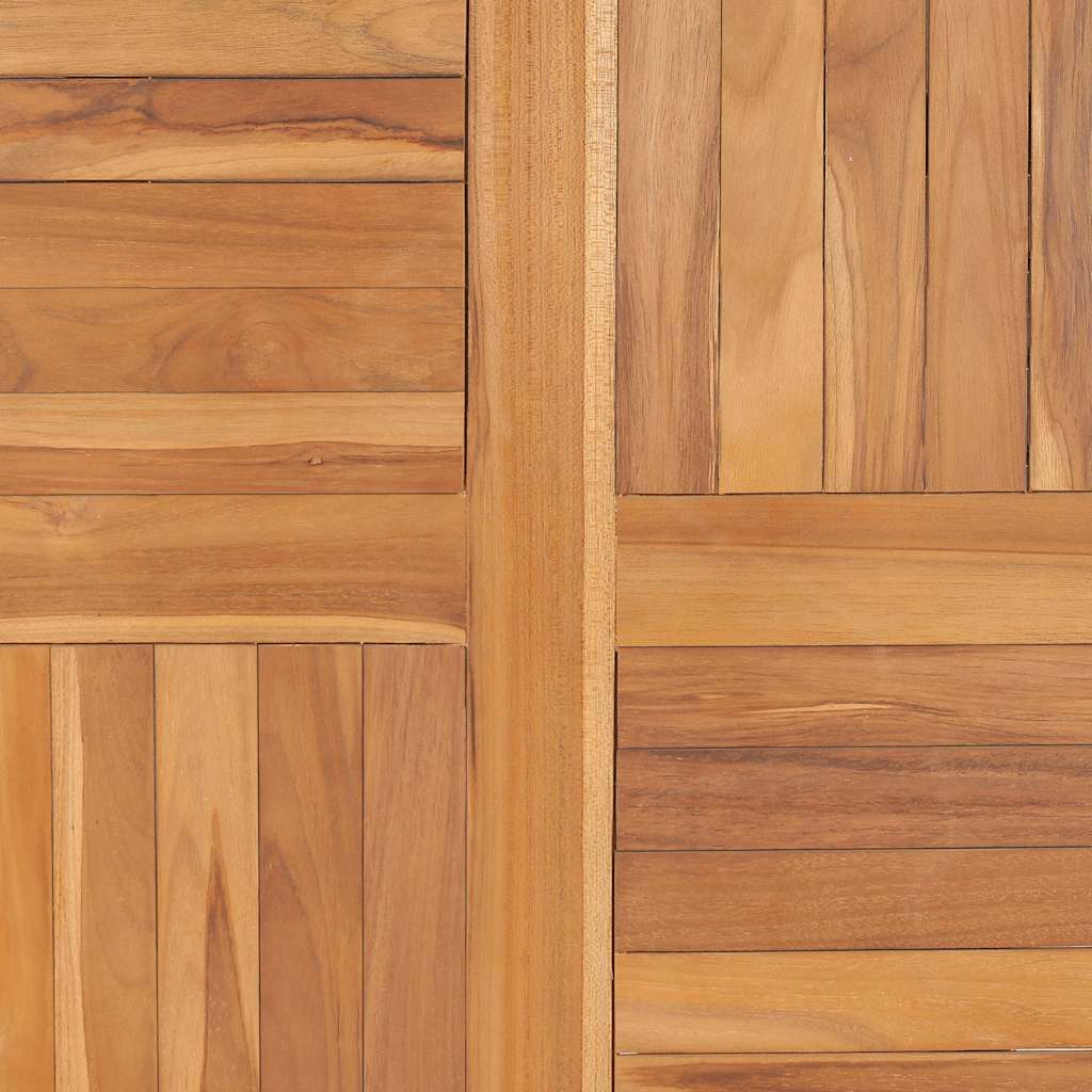 vidaXL Επιφάνεια Τραπεζιού Στρογγυλή 2,5 εκ. 90 εκ. Μασίφ Ξύλο Teak