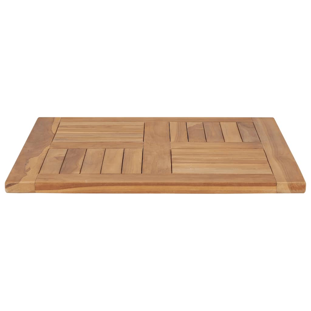 vidaXL Επιφάνεια Τραπεζιού 60 x 60 x 2,5 εκ. Μασίφ Ξύλο Teak