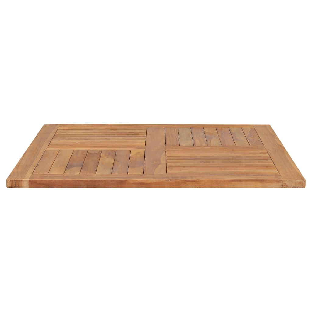 vidaXL Επιφάνεια Τραπεζιού Τετράγωνη 90x90x2,5 εκ. Μασίφ Ξύλο Teak