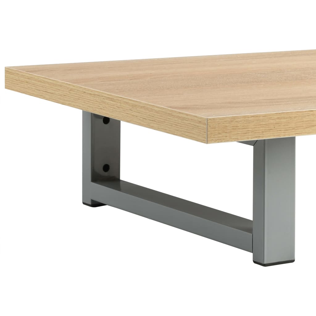 vidaXL Σετ Επίπλων Μπάνιου 2 Τεμαχίων Χρώμα Δρυός Κεραμικό