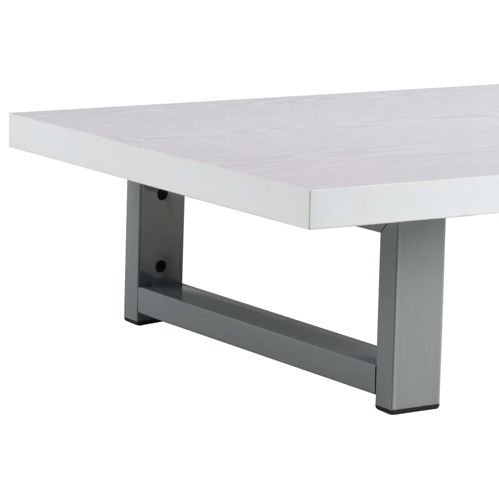 vidaXL Σετ Επίπλων Μπάνιου 2 Τεμαχίων Λευκό Κεραμικό