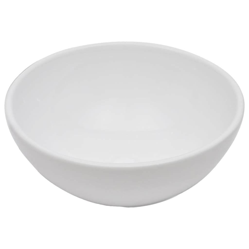 vidaXL Σετ Επίπλων Μπάνιου 2 Τεμαχίων Λευκό Κεραμικό