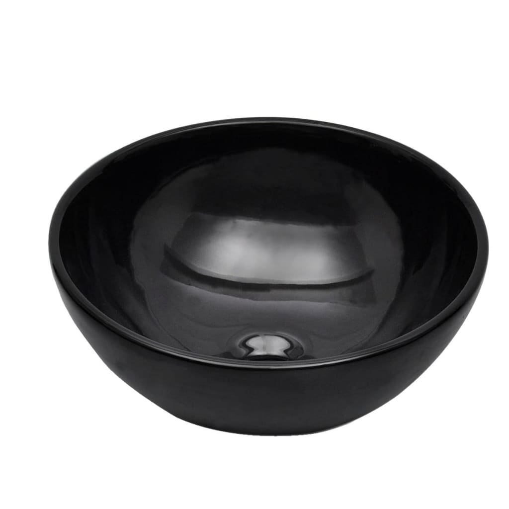 vidaXL Σετ Επίπλων Μπάνιου 2 Τεμαχίων Λευκό Κεραμικό