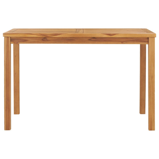 vidaXL Τραπεζαρία Κήπου 120 x 70 x 77 εκ. από Μασίφ Ξύλο Teak