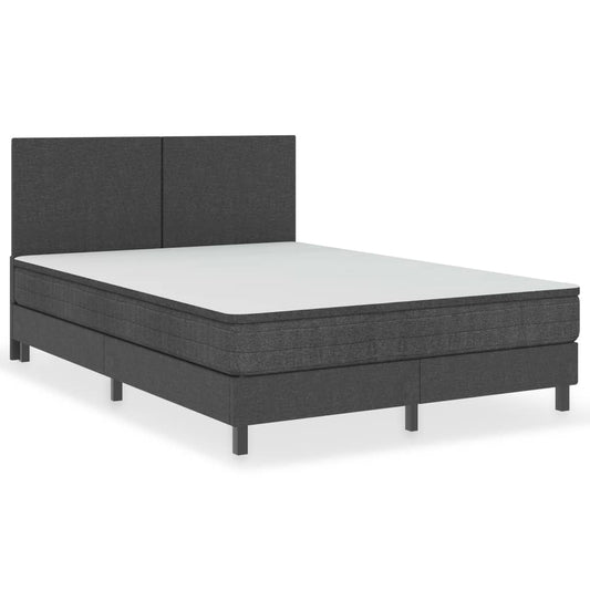 vidaXL Πλαίσιο Κρεβατιού Boxspring Γκρι 180 x 200 εκ. Υφασμάτινο