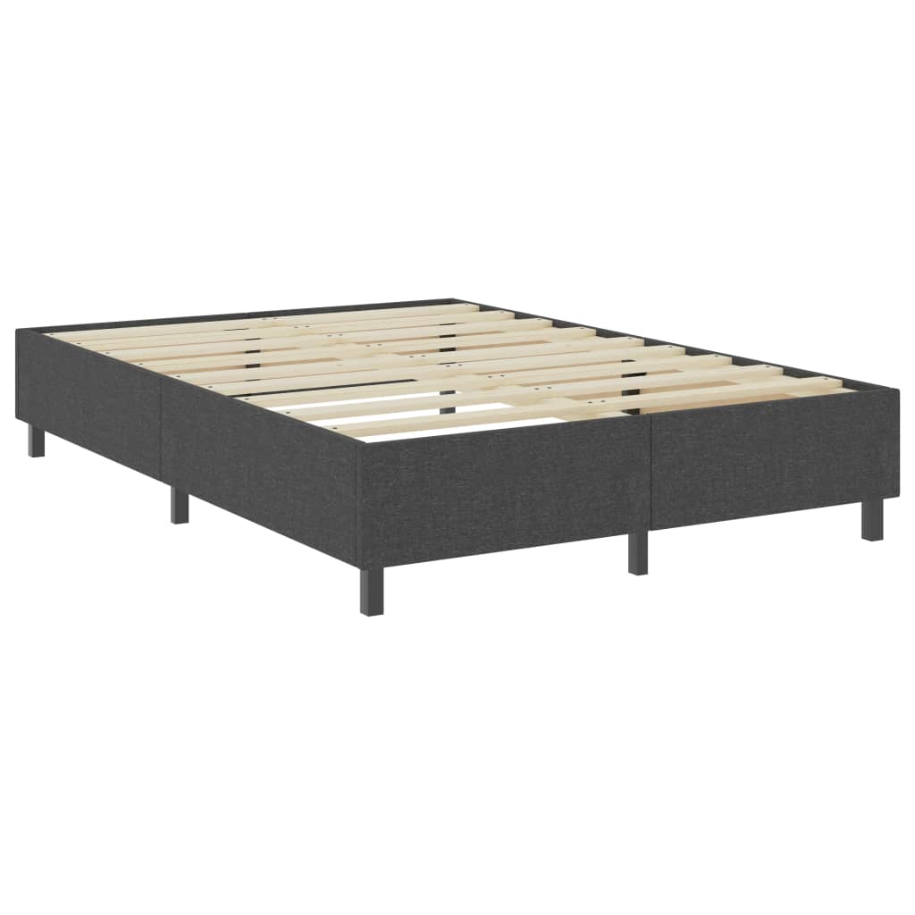 vidaXL Πλαίσιο Κρεβατιού Boxspring Γκρι 160 x 200 εκ. Υφασμάτινο