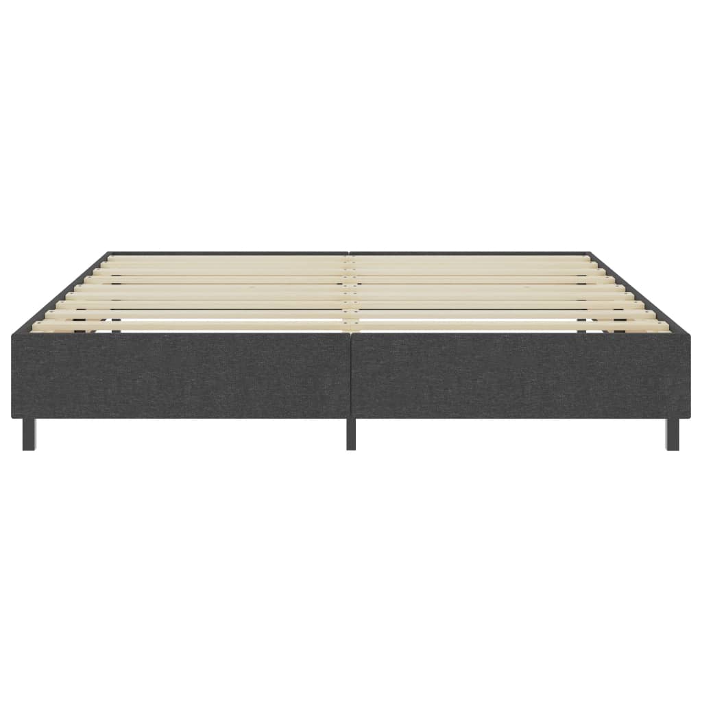 vidaXL Πλαίσιο Κρεβατιού Boxspring Γκρι 200 x 200 εκ. Υφασμάτινο