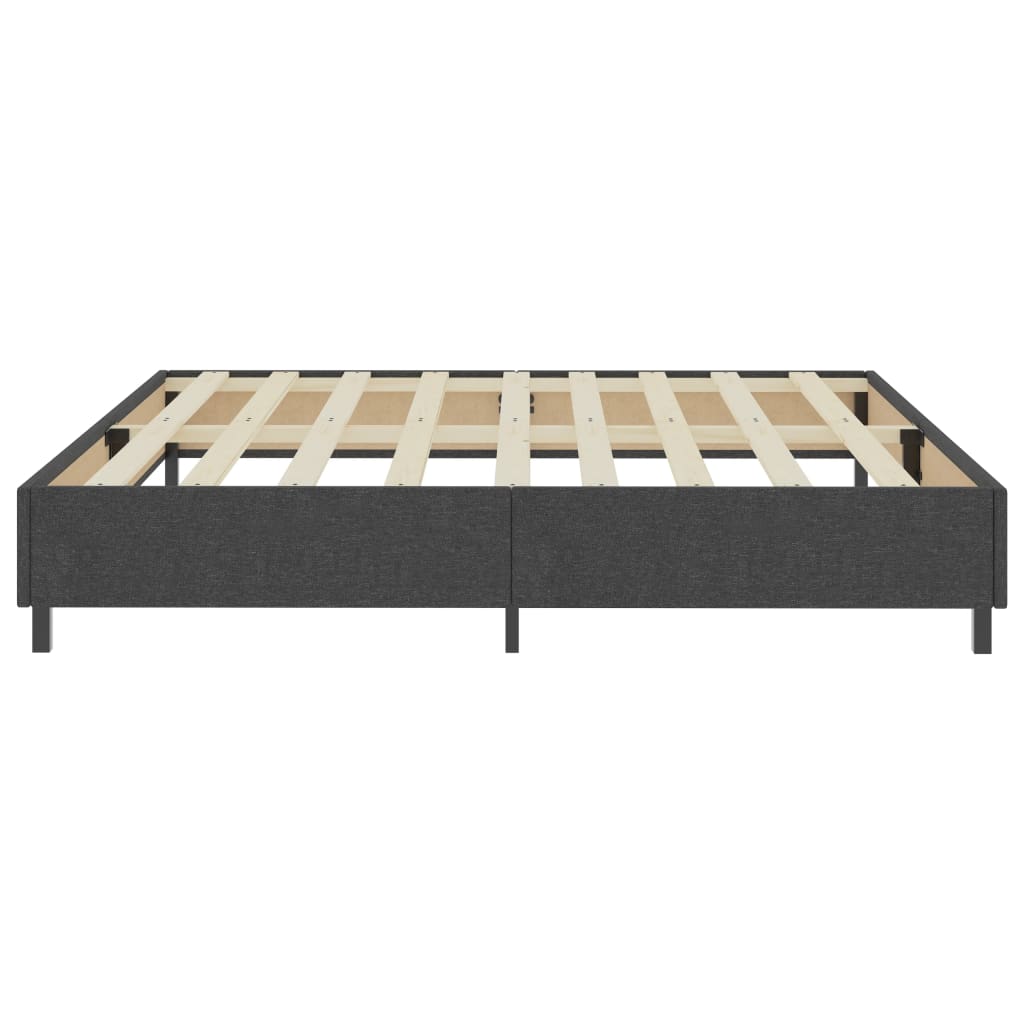 vidaXL Πλαίσιο Κρεβατιού Boxspring Γκρι 200 x 200 εκ. Υφασμάτινο