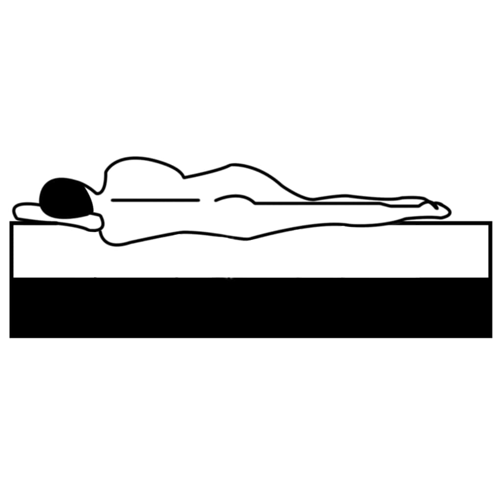 vidaXL Ανώστρωμα για Κρεβάτι Boxspring 200 x 200 x 5 εκ. μέτριας απαλότητας