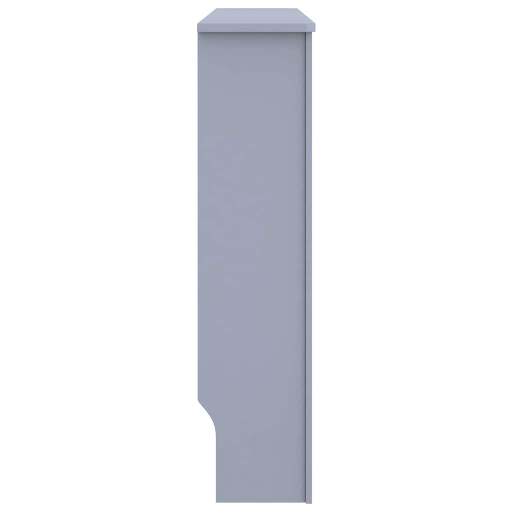vidaXL Κάλυμμα Καλοριφέρ Γκρι 112 x 19 x 81,5 εκ. από Επεξεργασμένο Ξύλο