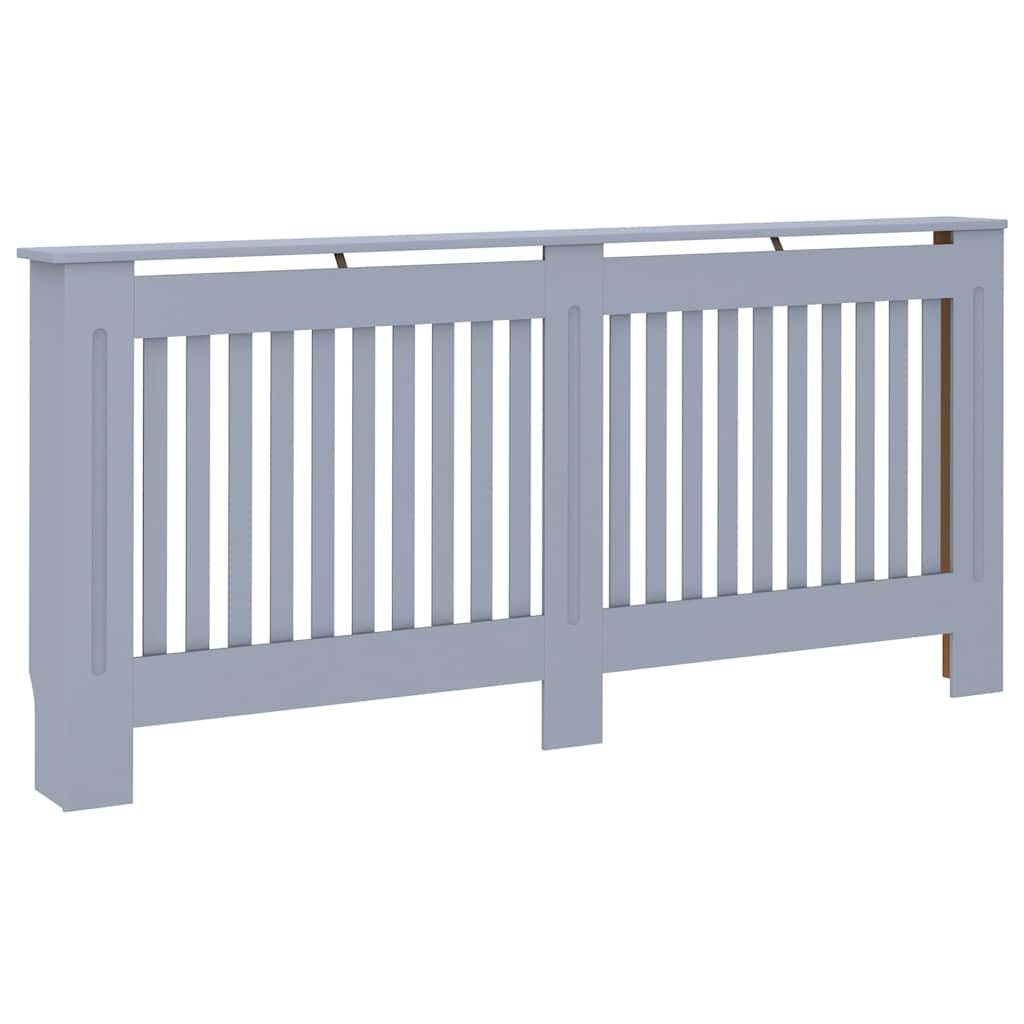 vidaXL Κάλυμμα Καλοριφέρ Ανθρακί 172 x 19 x 81,5 εκ. από MDF
