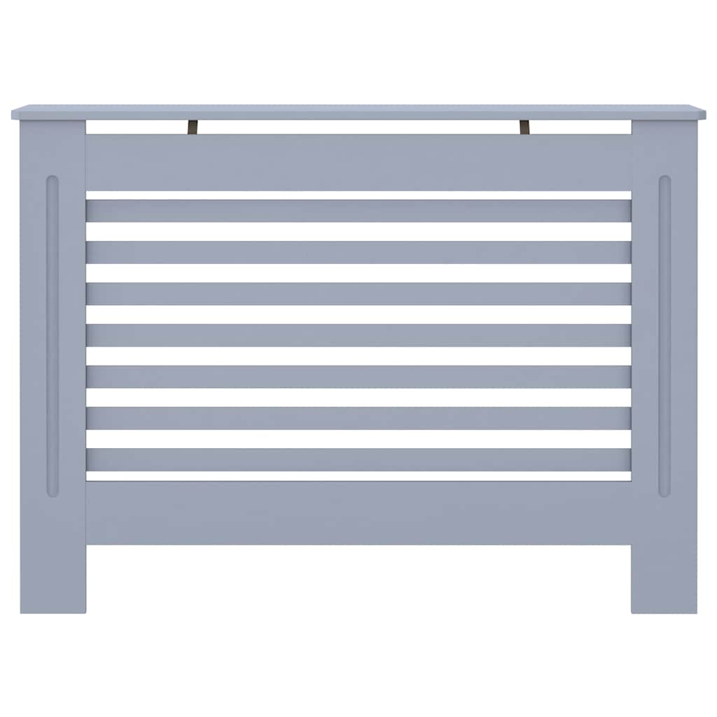 vidaXL Κάλυμμα Καλοριφέρ Ανθρακί 112 x 19 x 81,5 εκ. από MDF