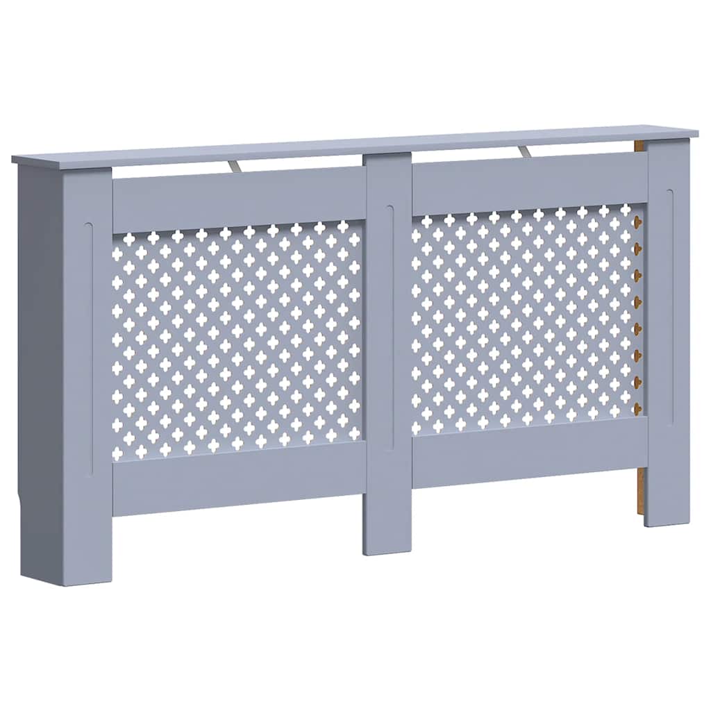 vidaXL Κάλυμμα Καλοριφέρ Ανθρακί 152 x 19 x 81,5 εκ. από MDF