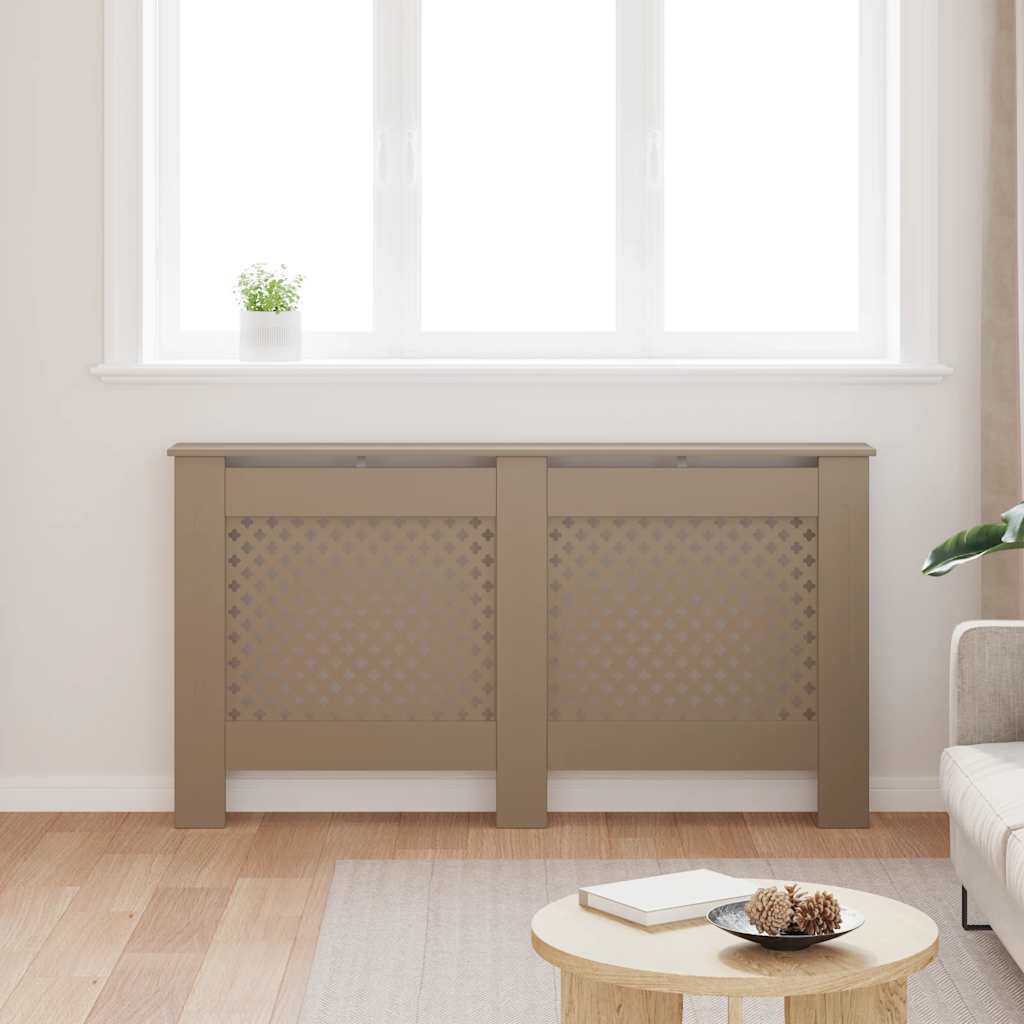 vidaXL Κάλυμμα Καλοριφέρ 152 x 19 x 81,5 εκ. από MDF
