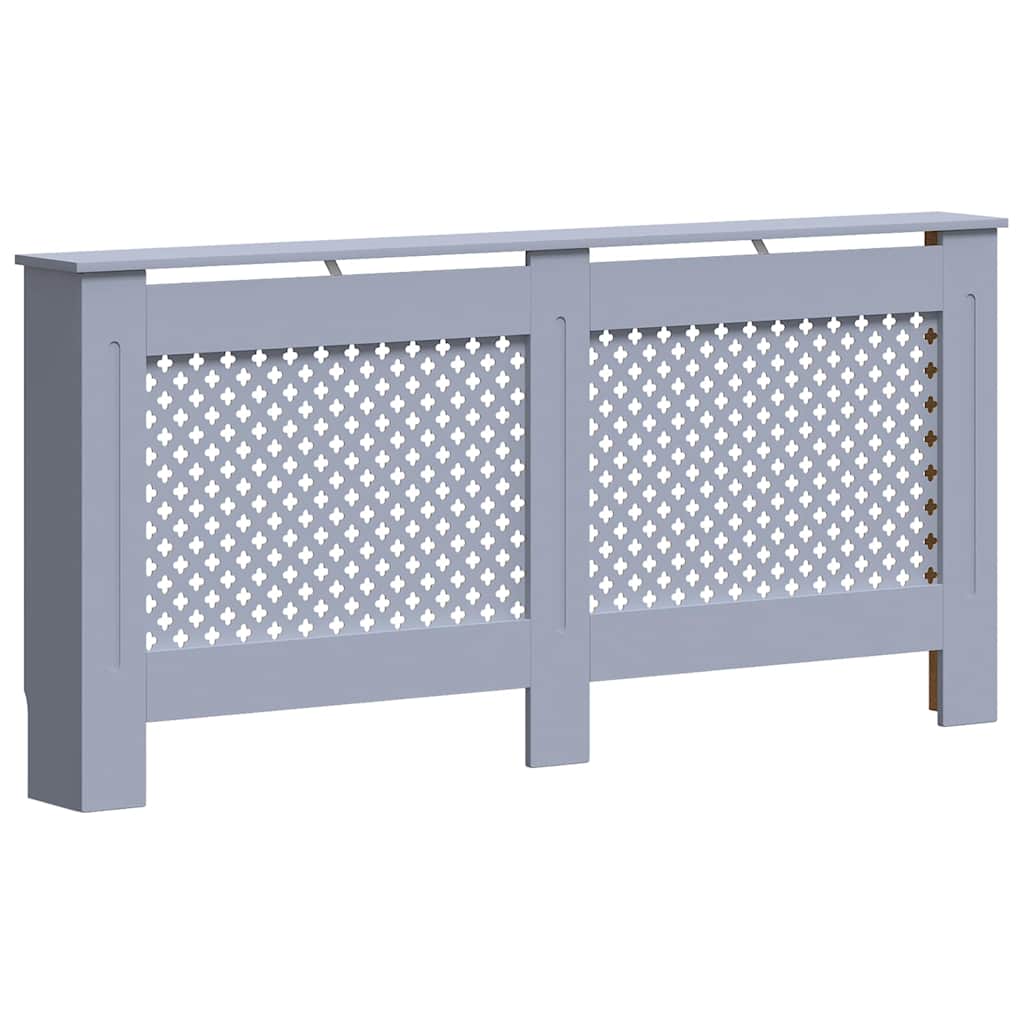 vidaXL Κάλυμμα Καλοριφέρ Ανθρακί 172 x 19 x 81,5 εκ. από MDF