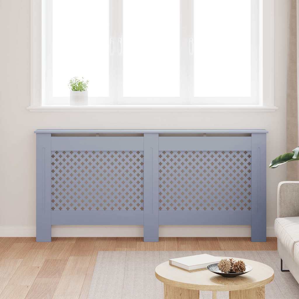 vidaXL Κάλυμμα Καλοριφέρ Ανθρακί 172 x 19 x 81,5 εκ. από MDF