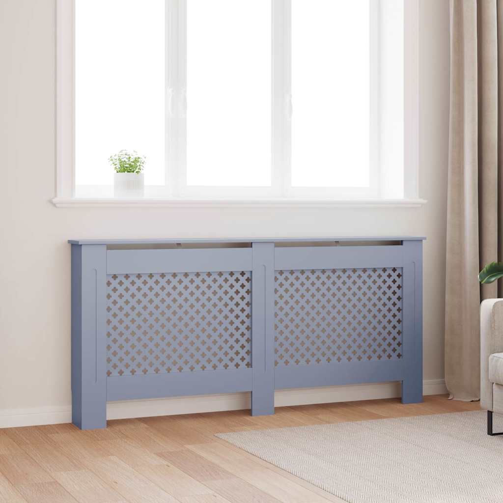 vidaXL Κάλυμμα Καλοριφέρ Ανθρακί 172 x 19 x 81,5 εκ. από MDF