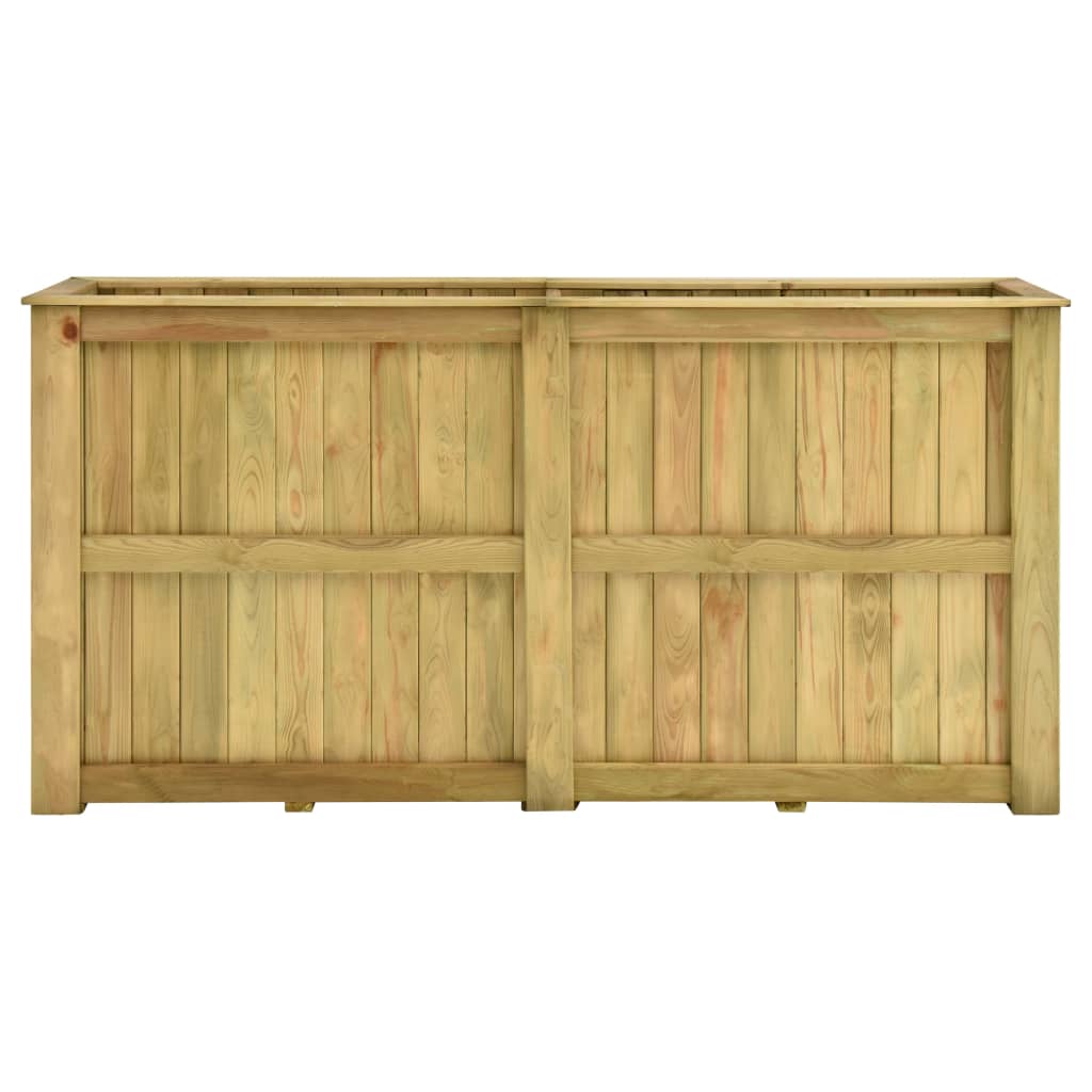 vidaXL Υπερυψωμένη Γλάστρα 196 x 50 x 100 εκ. Εμποτισμένο Ξύλο Πεύκου