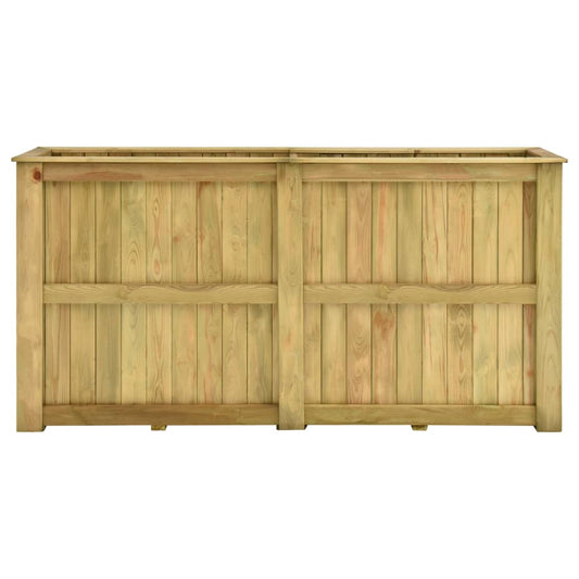 vidaXL Υπερυψωμένη Γλάστρα 196 x 50 x 100 εκ. Εμποτισμένο Ξύλο Πεύκου