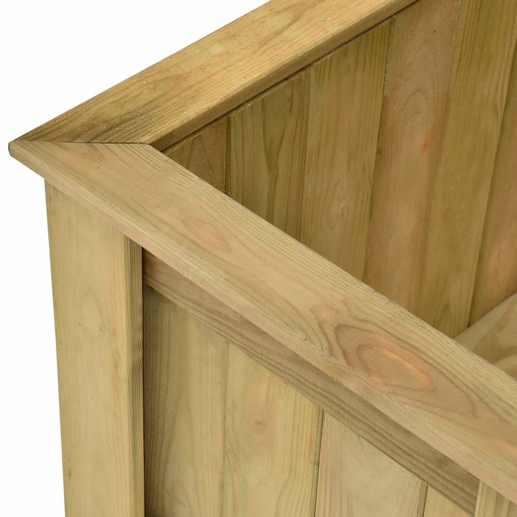 vidaXL Υπερυψωμένη Γλάστρα 196 x 50 x 100 εκ. Εμποτισμένο Ξύλο Πεύκου