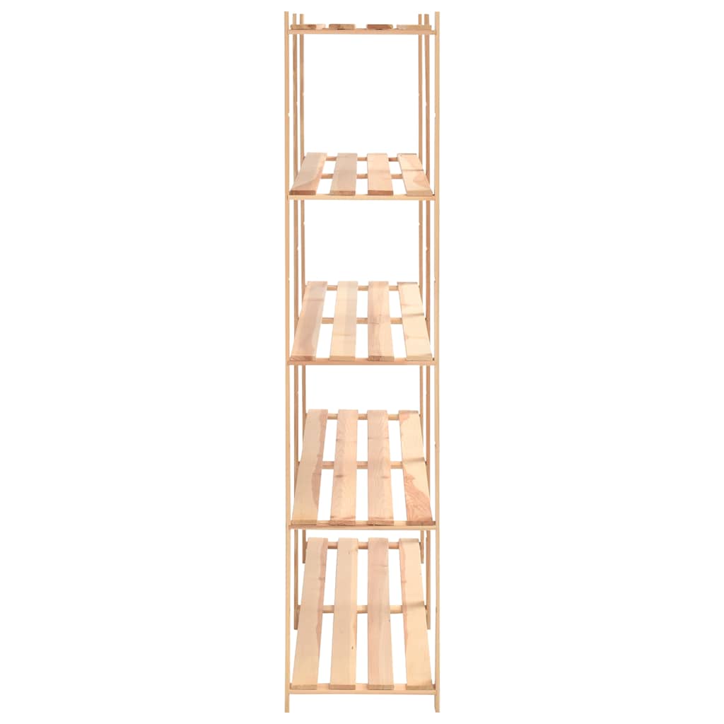 vidaXL Ραφιέρες 5 Επιπέδων 5 τεμ 500 κ 170x38x170 εκ Μασίφ Ξύλο Πεύκου
