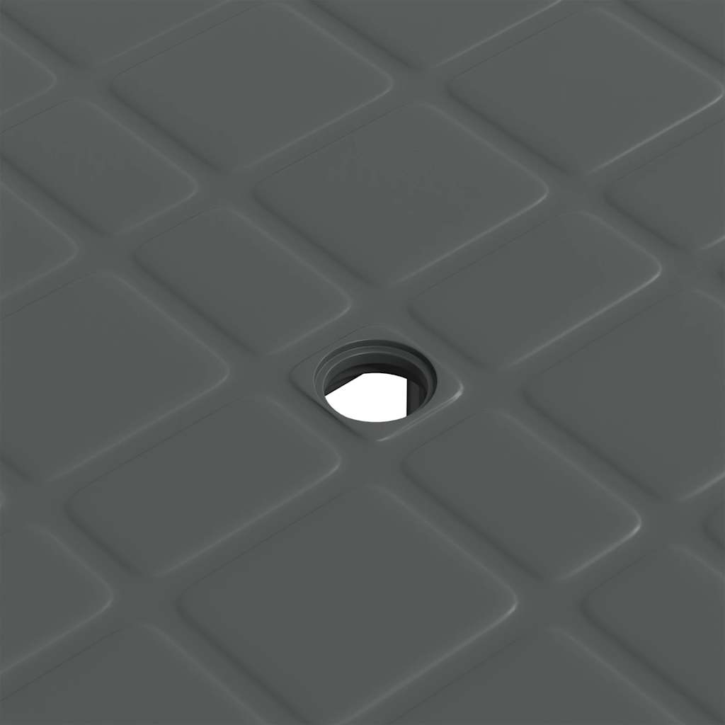 vidaXL Τραπέζι Κήπου Ανθρακί 80 x 75 x 72 εκ. Πλαστικό