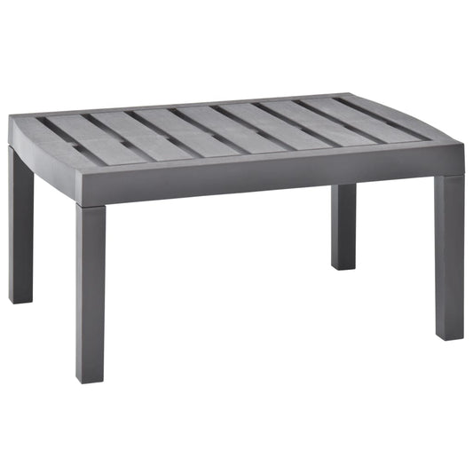 vidaXL Τραπέζι Κήπου Μόκα 78 x 55 x 38 εκ. Πλαστικό