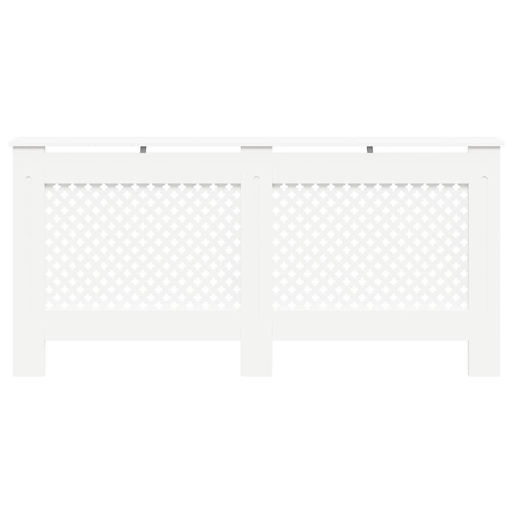 vidaXL Καλύμματα Καλοριφέρ 2 τεμ. Λευκά 172 x 19 x 81,5 εκ. από MDF