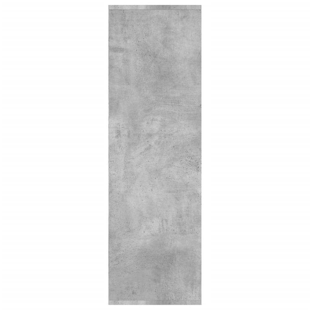 vidaXL Βιβλιοθήκη Γκρι Σκυροδέματος 98x29x97,5 εκ. Επεξεργασμένο Ξύλο