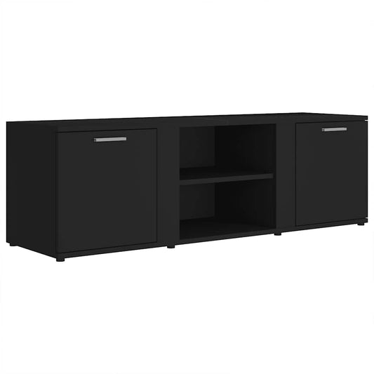 vidaXL Έπιπλο Τηλεόρασης Μαύρο 120 x 34 x 37 εκ. από Επεξ. Ξύλο