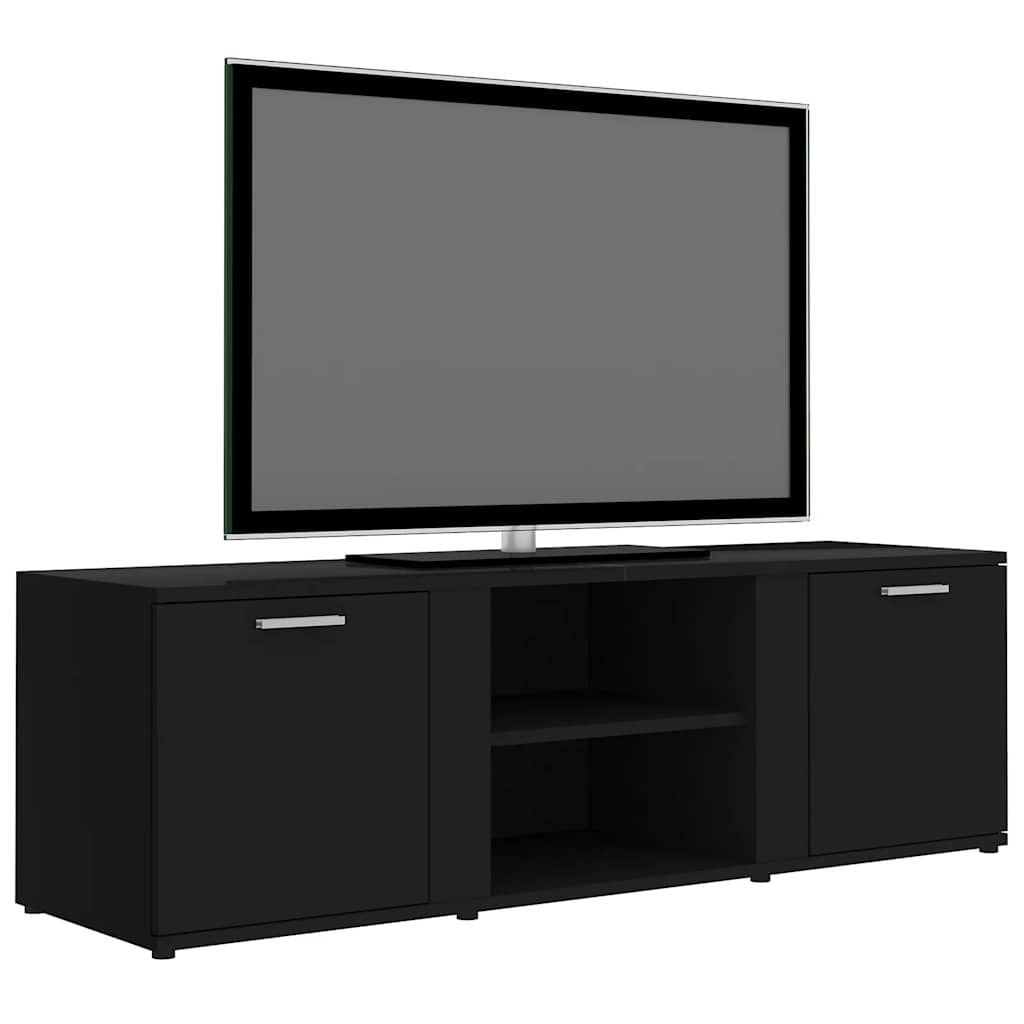 vidaXL Έπιπλο Τηλεόρασης Μαύρο 120 x 34 x 37 εκ. από Επεξ. Ξύλο