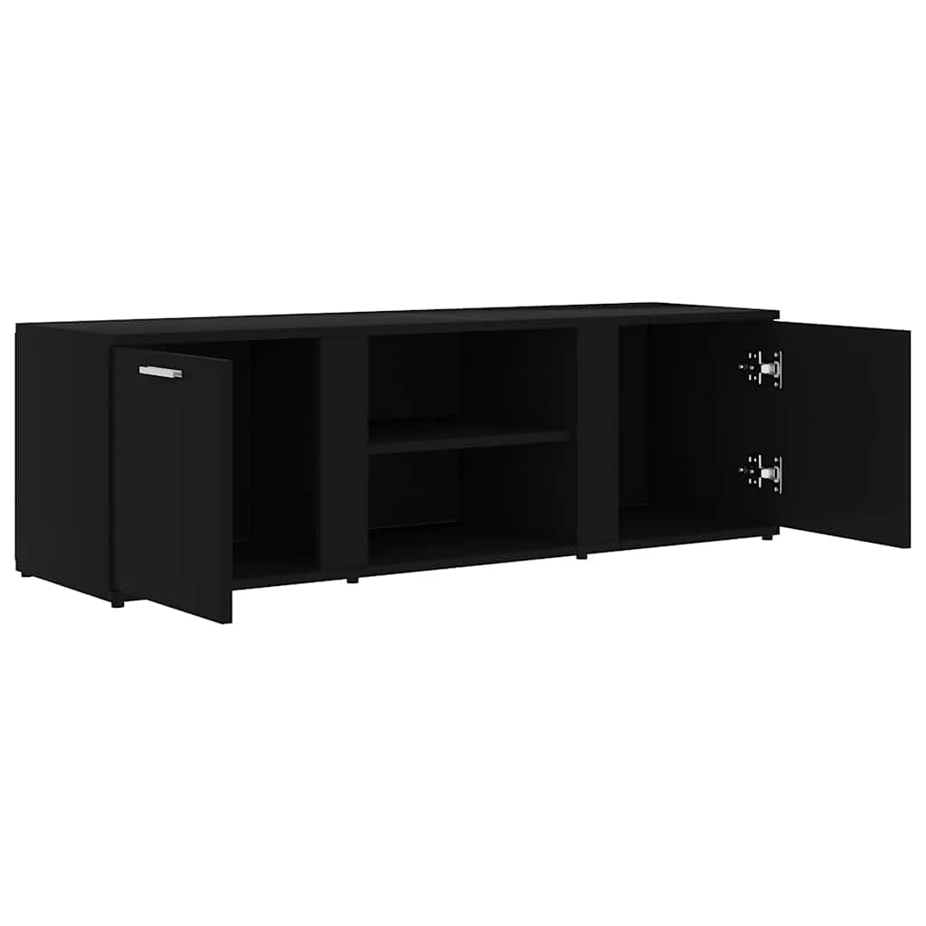 vidaXL Έπιπλο Τηλεόρασης Μαύρο 120 x 34 x 37 εκ. από Επεξ. Ξύλο