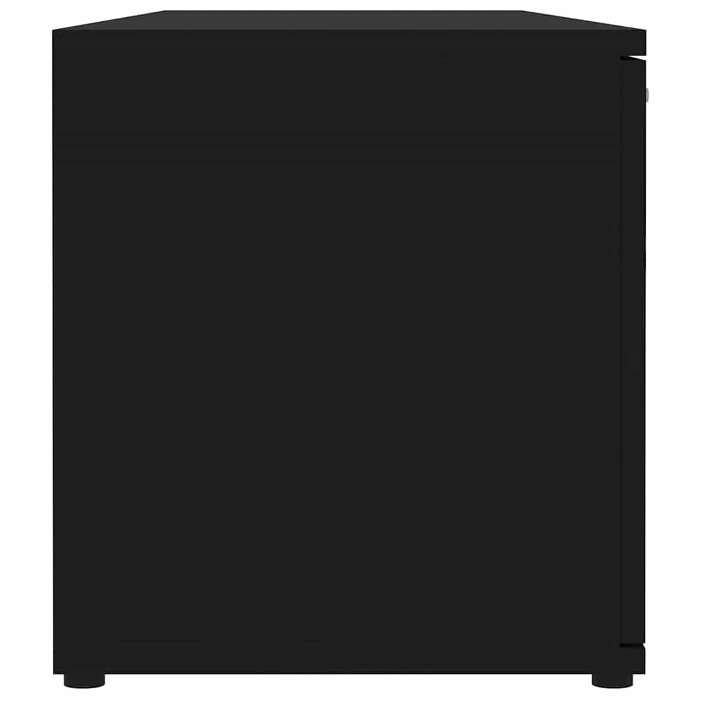 vidaXL Έπιπλο Τηλεόρασης Μαύρο 120 x 34 x 37 εκ. από Επεξ. Ξύλο