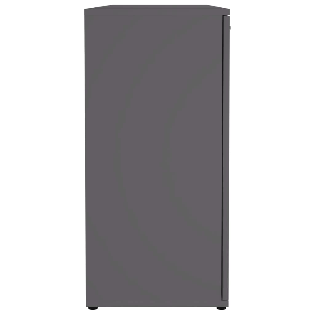 vidaXL Μπουφές Γκρι 120 x 35,5 x 75 εκ. από Επεξ. Ξύλο