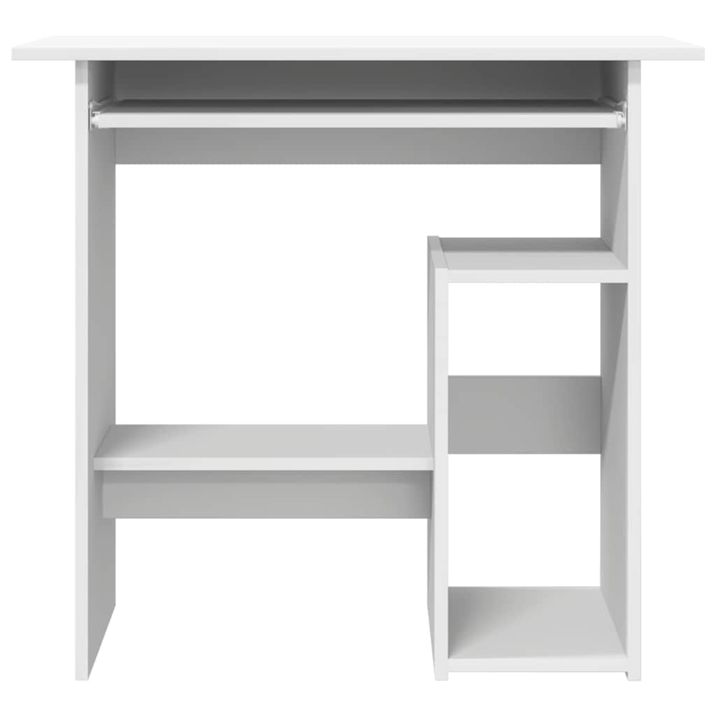 vidaXL Γραφείο Λευκό 80 x 45 x 74 εκ. από Επεξ. Ξύλο