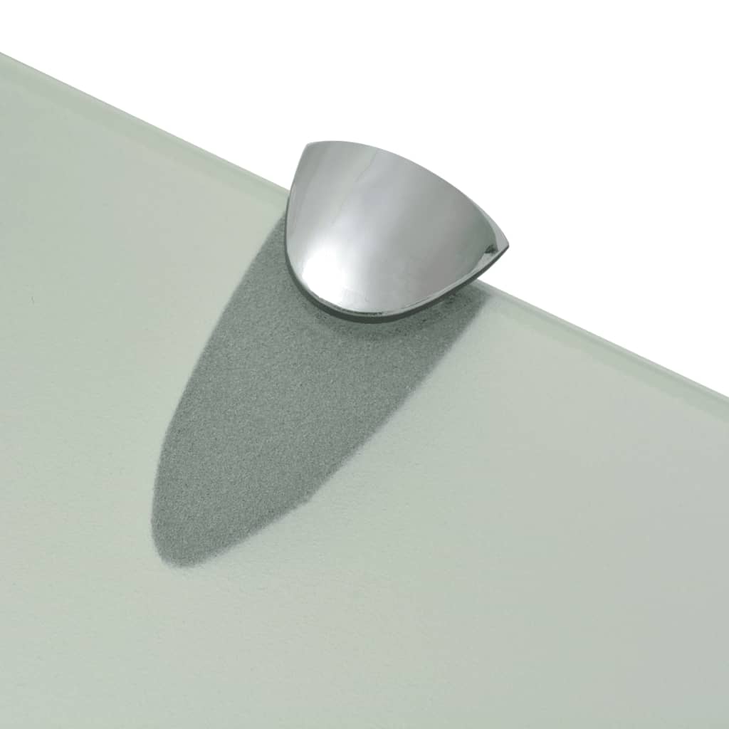 vidaXL Ράφια Τοίχου 2 τεμ. 8 χιλ. 90 x 20 εκ. Γυάλινα