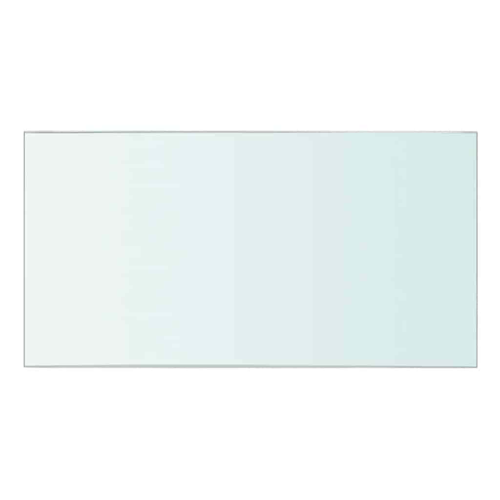 vidaXL Ράφια Πάνελ 2 τεμ. Διάφανα 30 x 12 εκ. Γυάλινα