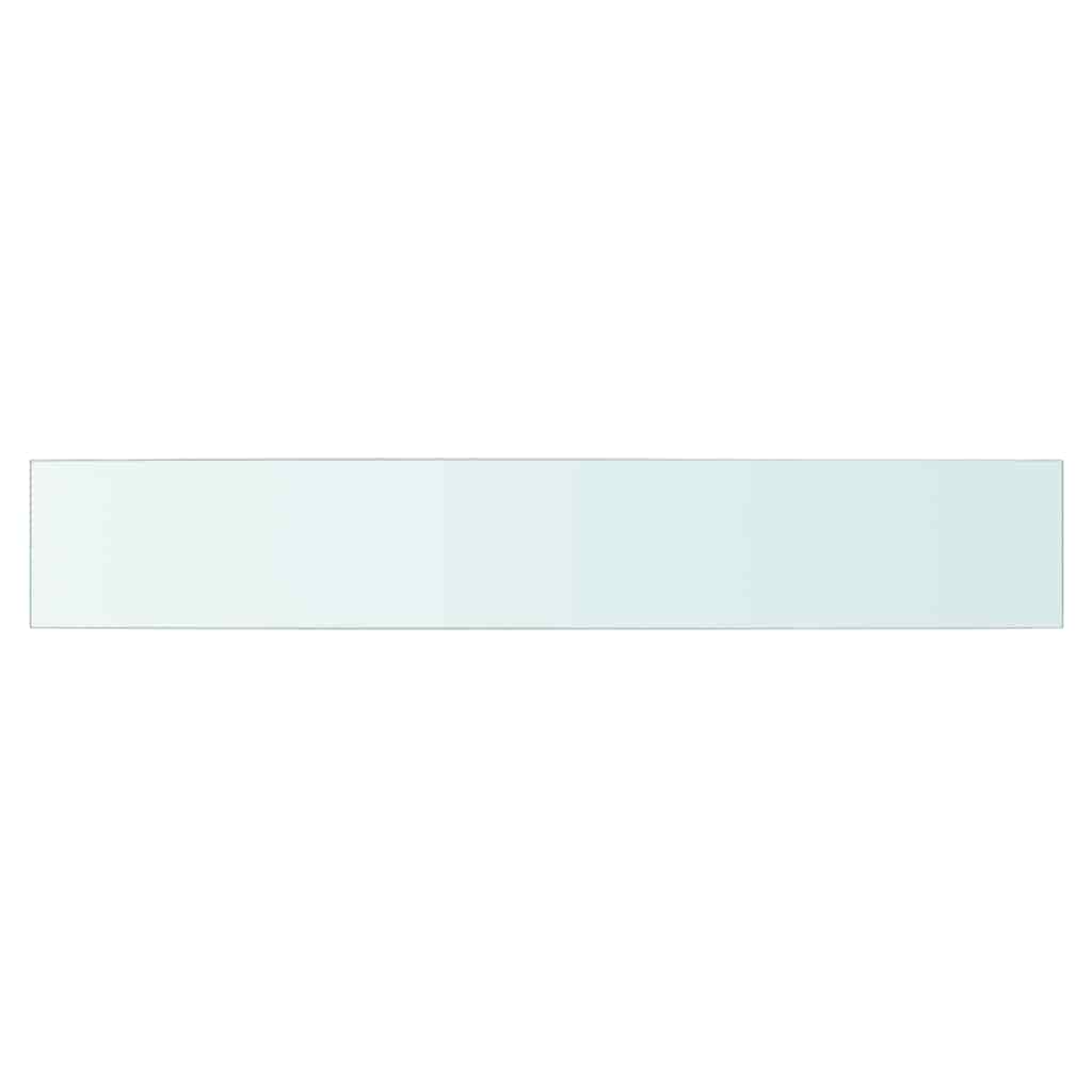 vidaXL Ράφια Πάνελ 2 τεμ. Διάφανα 90 x 15 εκ. Γυάλινα