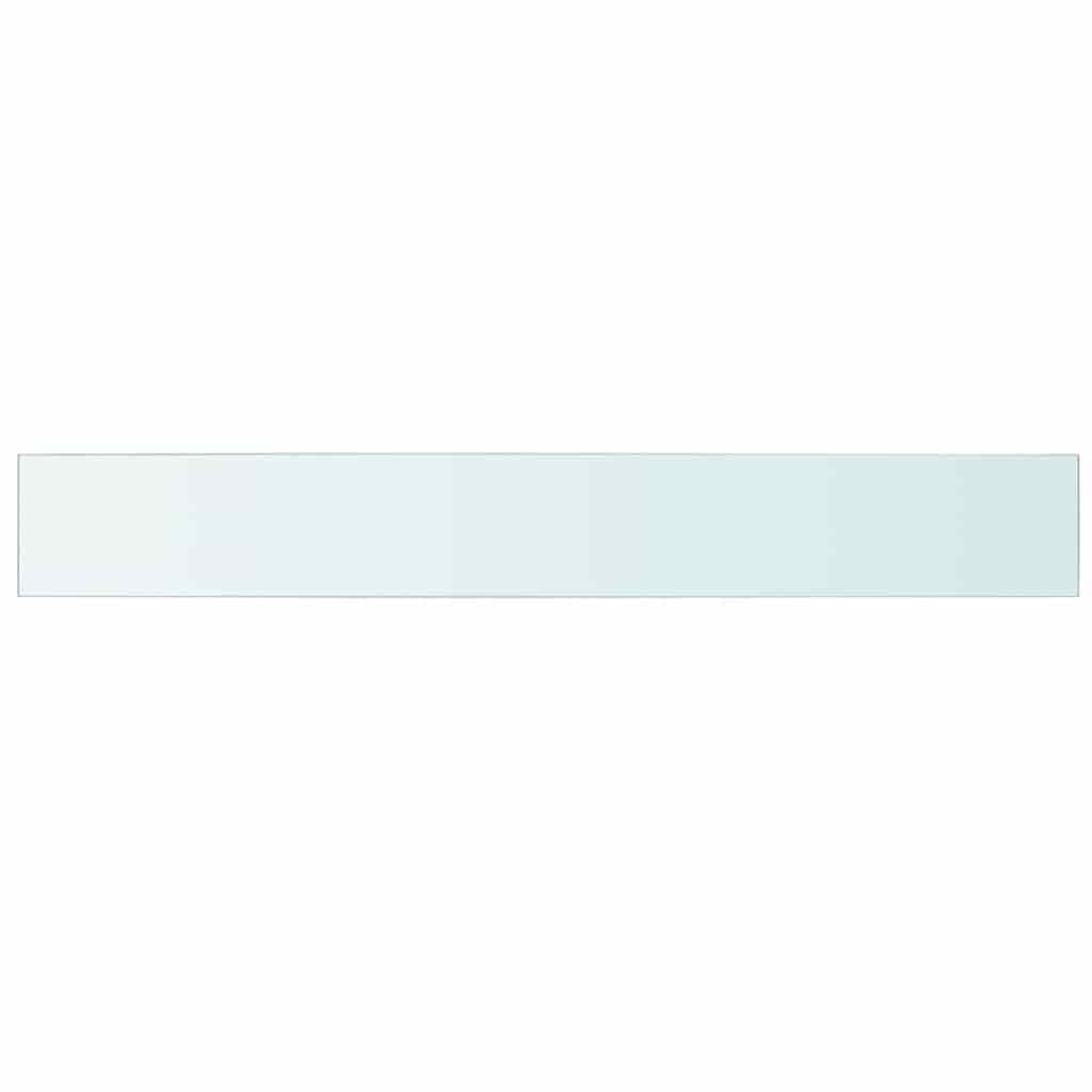 vidaXL Ράφια Πάνελ 2 τεμ. Διάφανα 110 x 15 εκ. Γυάλινα