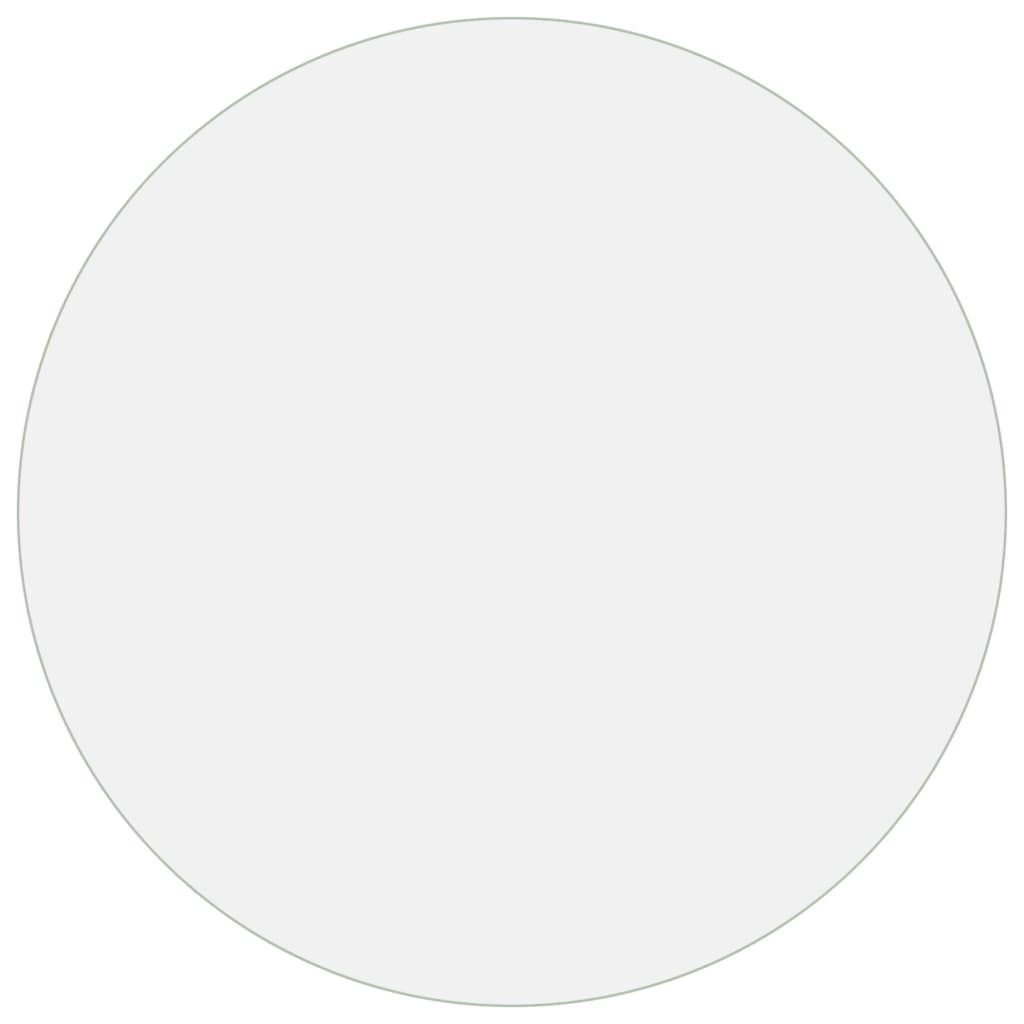 vidaXL Προστατευτικό Τραπεζιού Ματ Ø 100 εκ. / 2 χιλ. από PVC