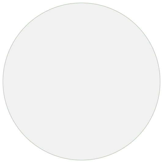 vidaXL Προστατευτικό Τραπεζιού Ματ Ø 100 εκ. / 2 χιλ. από PVC