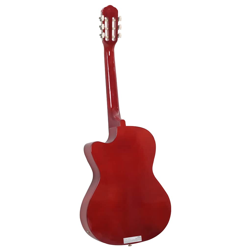 vidaXL Κιθάρα Western Classical Cutaway με Ισοσταθμιτή 6 Χορδές Μαύρη