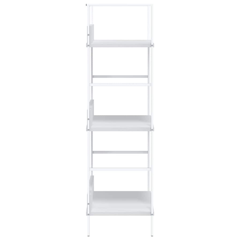 vidaXL Ραφιέρα 3 Επιπέδων Λευκή 60x27,6x90,5 εκ. Επεξεργασμένο Ξύλο