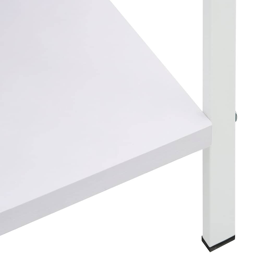 vidaXL Ραφιέρα 4 Επιπέδων Λευκή 60x27,6x124,5 εκ. Επεξεργασμένο Ξύλο