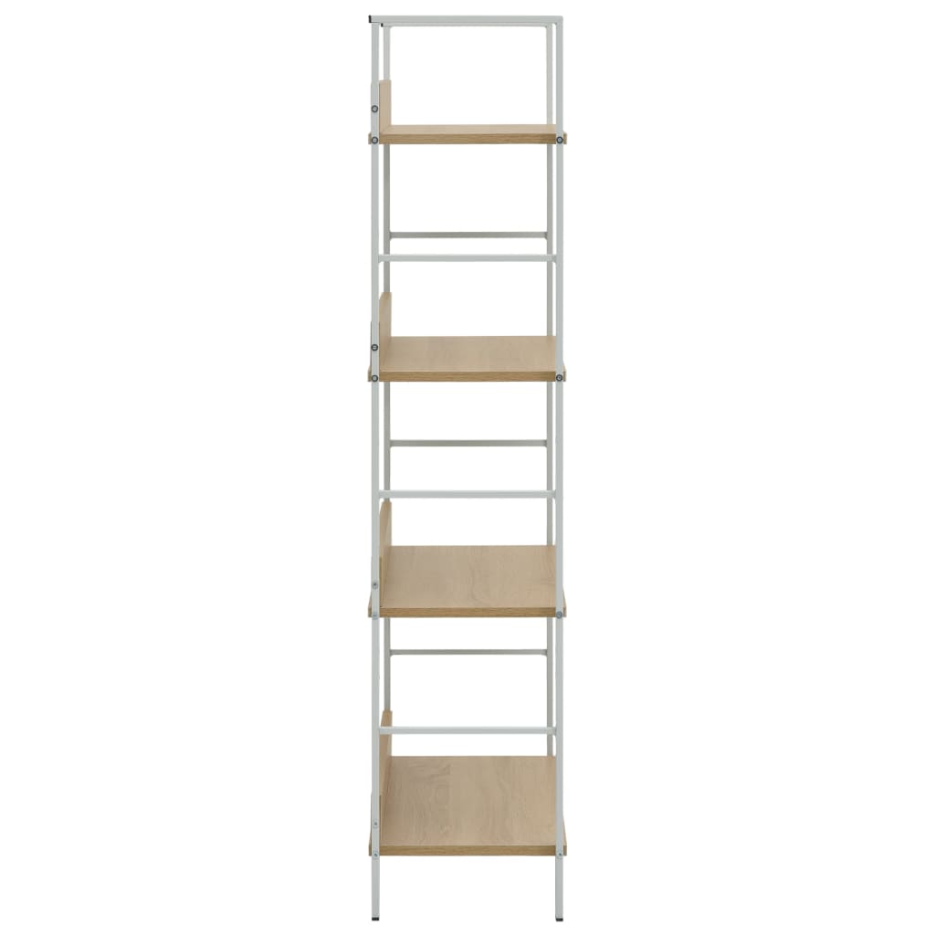 vidaXL Ραφιέρα 4 Επιπέδων Δρυς 60x27,6x124,5 εκ. Επεξεργασμένο Ξύλο
