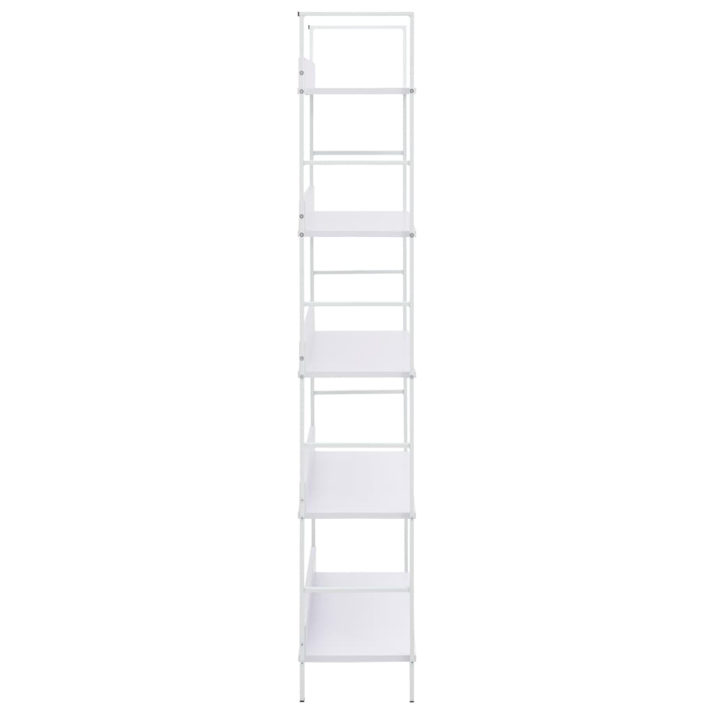 vidaXL Ραφιέρα 5 Επιπέδων Λευκή 60x27,6x158,5 εκ. Επεξεργασμένο Ξύλο