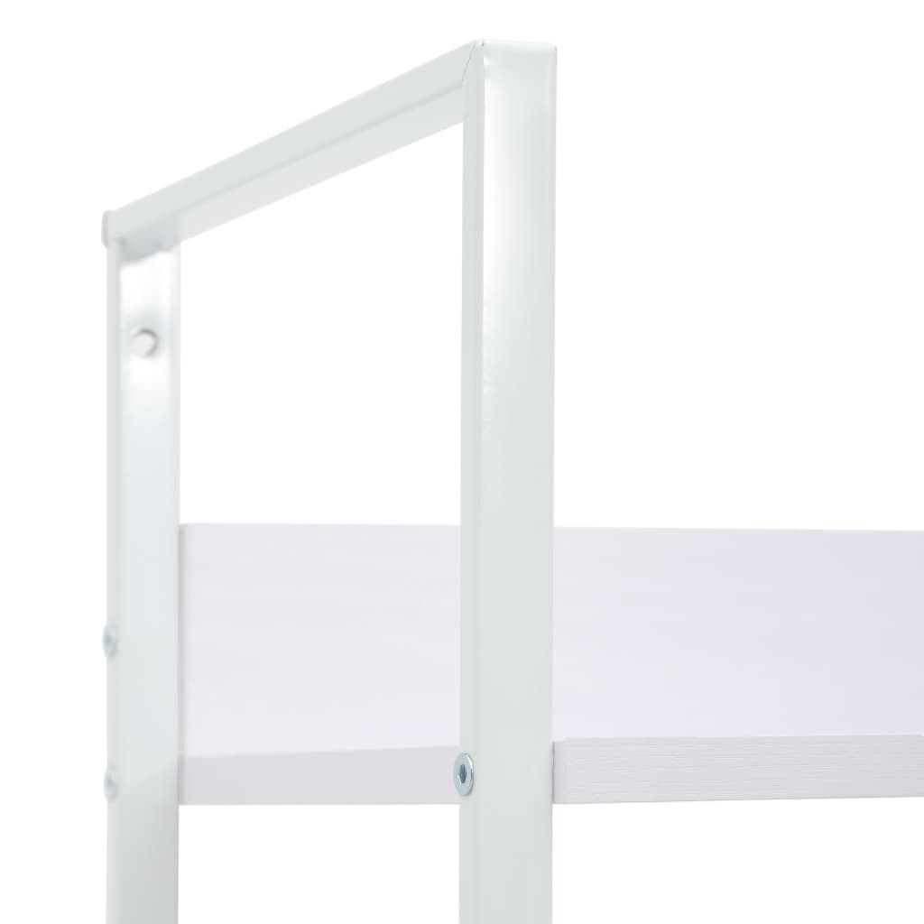 vidaXL Ραφιέρα 5 Επιπέδων Λευκή 60x27,6x158,5 εκ. Επεξεργασμένο Ξύλο