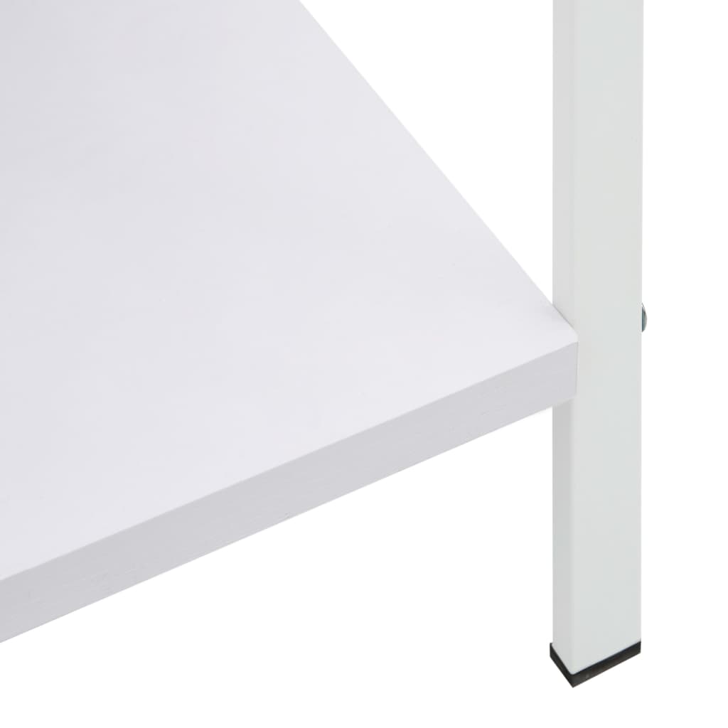 vidaXL Ραφιέρα 5 Επιπέδων Λευκή 60x27,6x158,5 εκ. Επεξεργασμένο Ξύλο