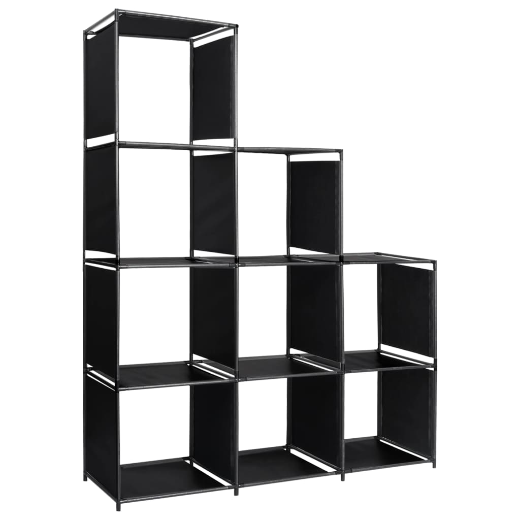 vidaXL Ραφιέρα Σκάλα Προβολής 130 x 45 x 170 εκ. Υφασμάτινη
